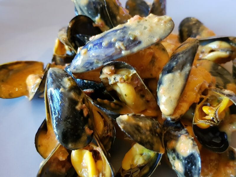Cliquez pour zoomer ! Moules sauce chorizo Thermomix par ninine66