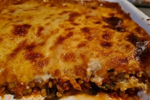 Cliquez pour zoomer ! Moussaka de lentilles corail Thermomix par ninine66