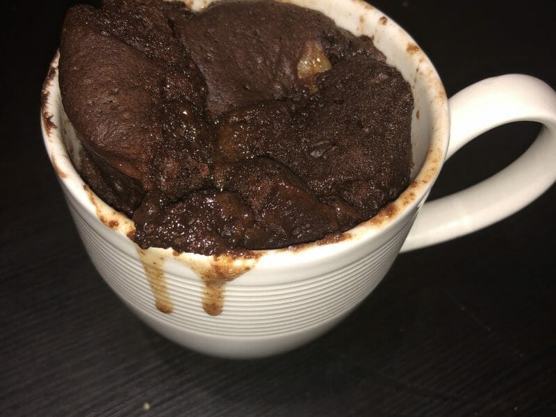 Cliquez pour zoomer ! Mug cake poires chocolat Thermomix par shou