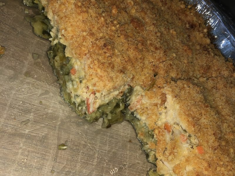 Cliquez pour zoomer ! Crumble poulet, courgettes et parmesan Thermomix par shou