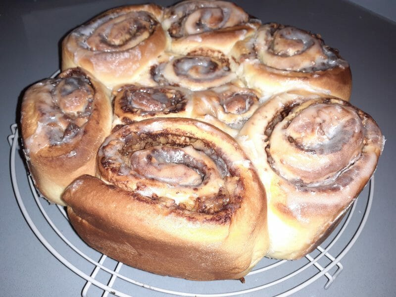 Cliquez pour zoomer ! Roulés aux pommes et à la cannelle Thermomix par lolo67370