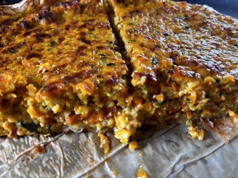 Cliquez pour zoomer ! Tarte courgettes et carottes Thermomix par cbnoel