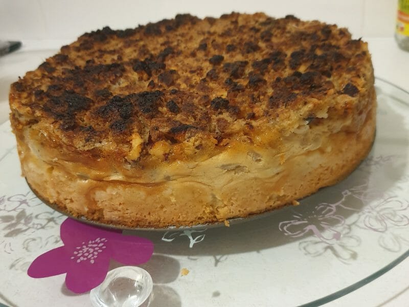 Cliquez pour zoomer ! Tarte aux pommes façon crumble Thermomix par Angie