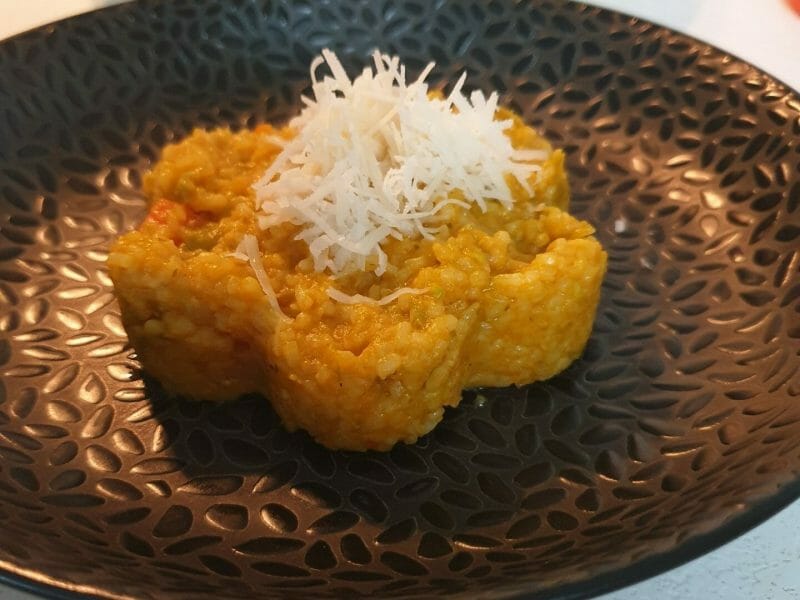 Cliquez pour zoomer ! Riz safrané aux petits légumes Thermomix par Angie