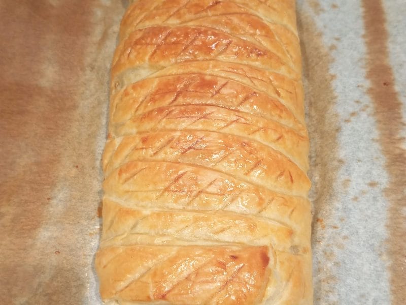 Cliquez pour zoomer ! Feuilleté saumon et poireaux Thermomix par stef45