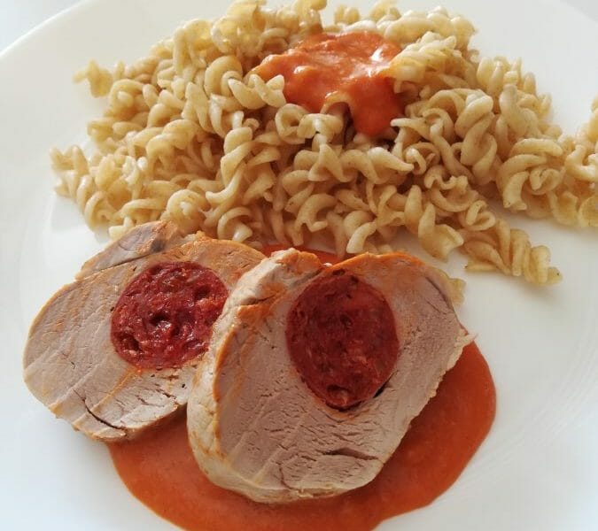 Cliquez pour zoomer ! Filet mignon au chorizo Thermomix par stef45