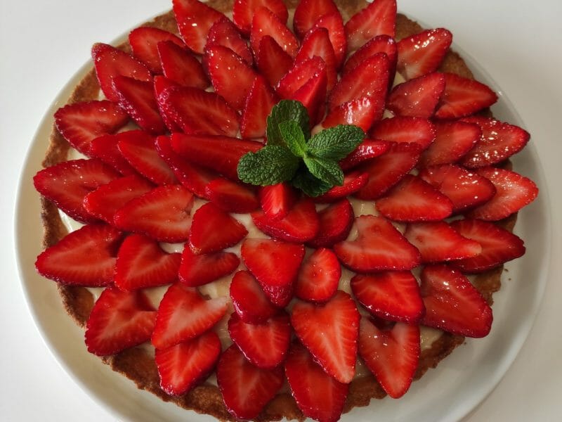 Cliquez pour zoomer ! Tarte aux fraises Thermomix par stef45