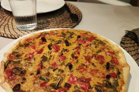 Cliquez pour zoomer ! Tarte salée aux légumes d’été Thermomix par aurelia2727