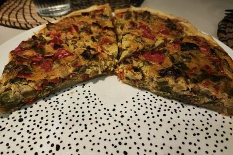 Cliquez pour zoomer ! Tarte salée aux légumes d’été Thermomix par aurelia2727