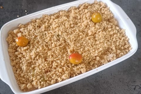 Cliquez pour zoomer ! Crumble aux mirabelles Thermomix par AurélieL