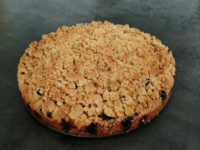 Cliquez pour zoomer ! Crumb cake framboises Thermomix par AurélieL