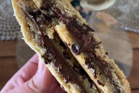 Cliquez pour zoomer ! Cookies fourrés au nutella Thermomix par davina