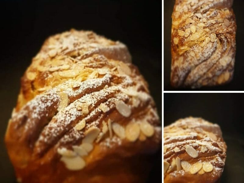 Cliquez pour zoomer ! Brioche à la crème d’amande Thermomix par davina