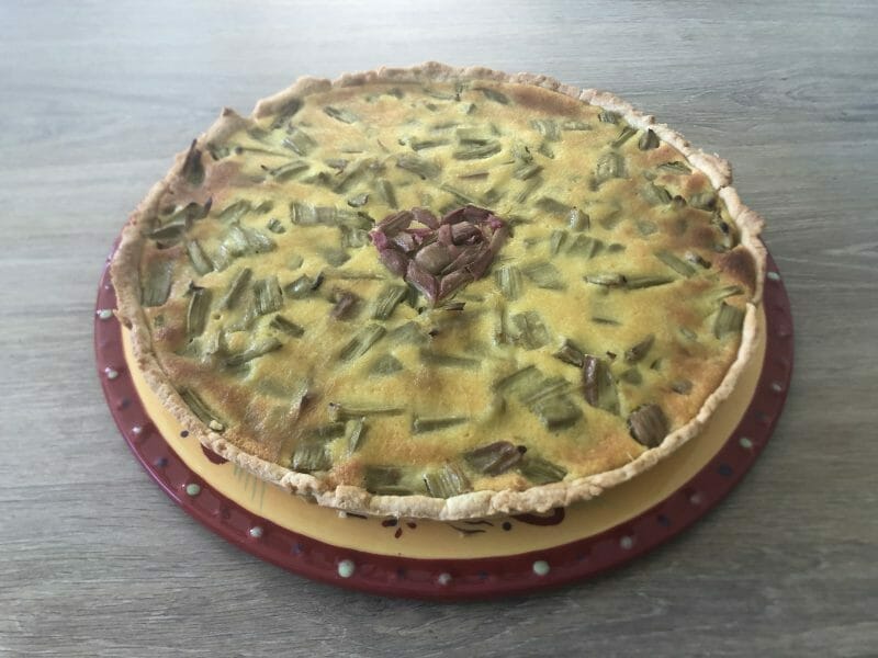 Cliquez pour zoomer ! Tarte à la rhubarbe Thermomix par swimel