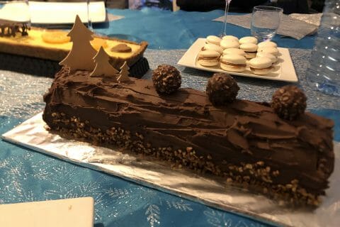 Cliquez pour zoomer ! Bûche Ferrero Rocher Thermomix par swimel