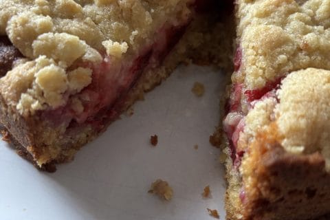 Cliquez pour zoomer ! Crumb cake aux prunes Thermomix par laurenecuisine