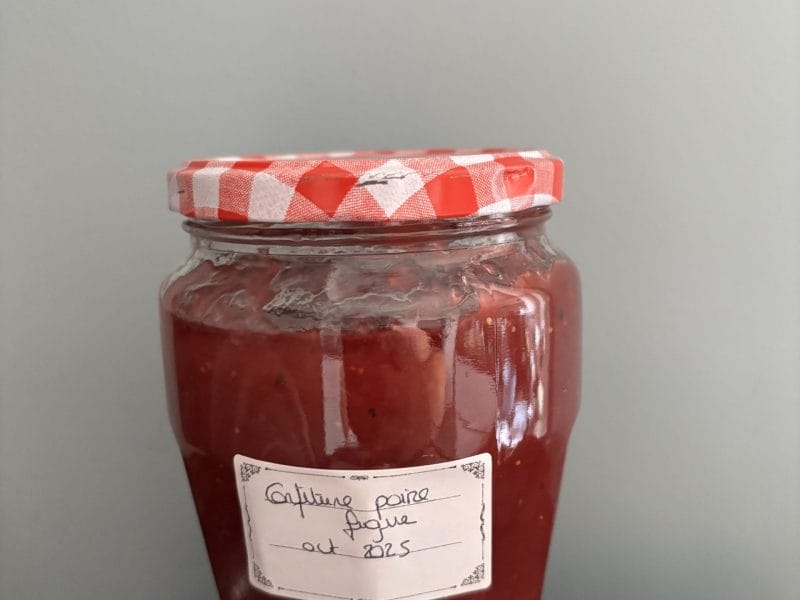 Cliquez pour zoomer ! Confiture de poires et figues Thermomix par laurenecuisine