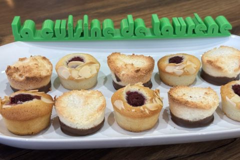 Cliquez pour zoomer ! Visitandines aux framboises Thermomix par laurenecuisine