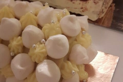 Cliquez pour zoomer ! Bûche au citron meringuée Thermomix par Minigrip