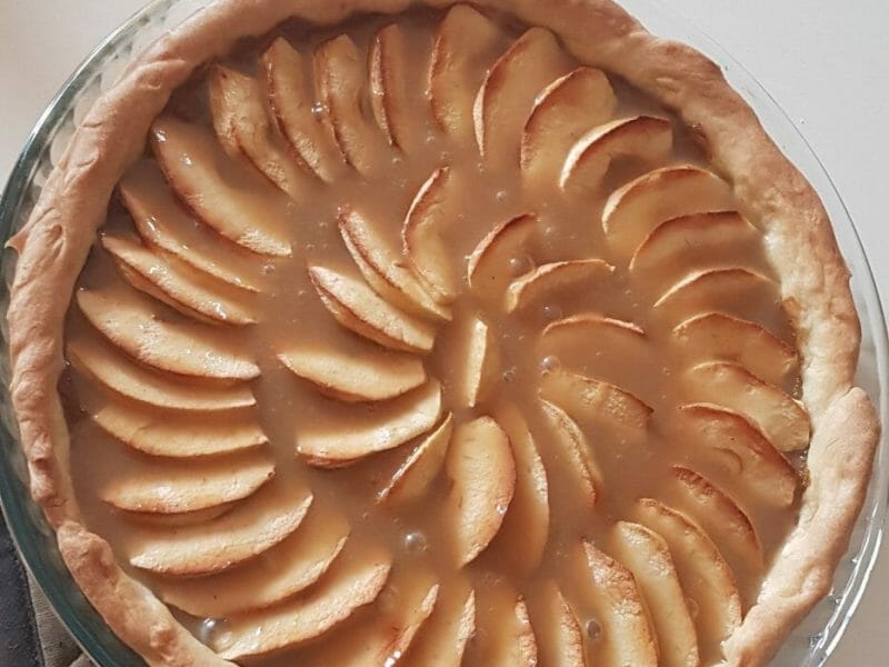 Cliquez pour zoomer ! Tarte pom’pote et caramel beurre salé Thermomix par baba17