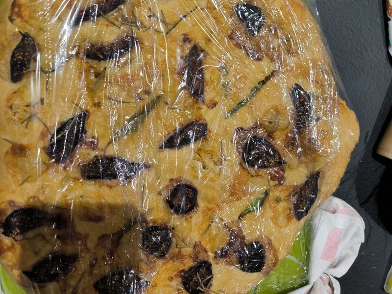 Cliquez pour zoomer ! Focaccia aux figues et gorgonzola Thermomix par natarazzi