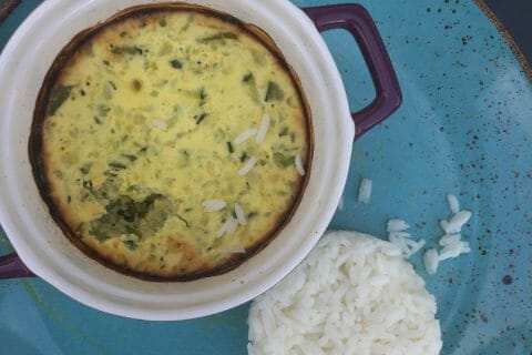 Cliquez pour zoomer ! Flan de courgettes au Thermomix