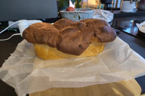 Cliquez pour zoomer ! Brioche au yaourt et à la vanille Thermomix par natarazzi