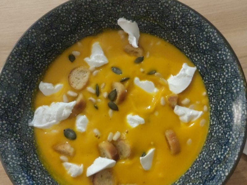 Cliquez pour zoomer ! Velouté de potimarron Thermomix par abigail74