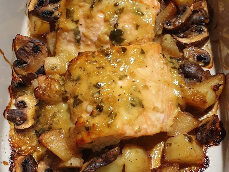 Cliquez pour zoomer ! Saumon au citron et à l’ail Thermomix par luzinay91