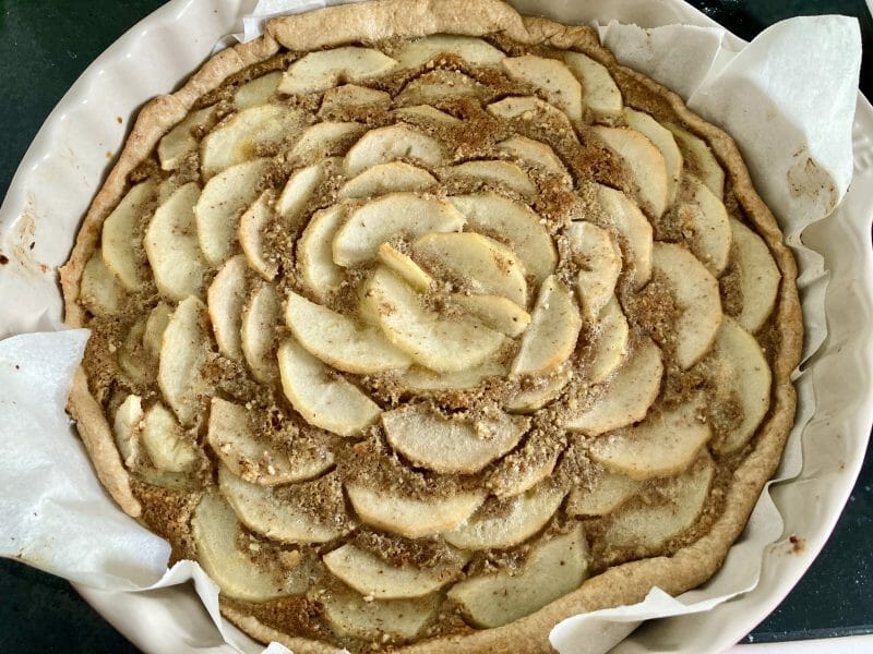 Cliquez pour zoomer ! Tarte rustique poire pécan Thermomix par soso47