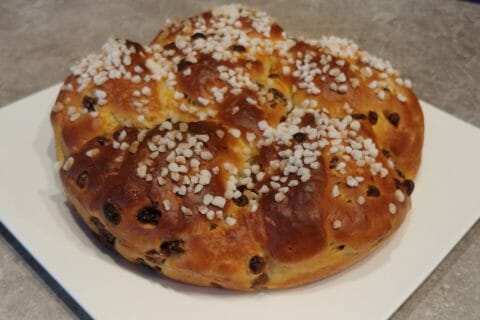 Cliquez pour zoomer ! Brioche sans beurre, sans oeufs au Thermomix