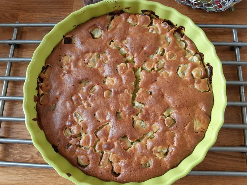 Cliquez pour zoomer ! Cobbler à la rhubarbe Thermomix par zar26