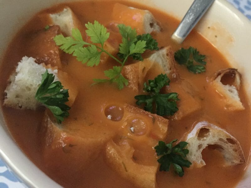 Cliquez pour zoomer ! Velouté de poivrons Thermomix par nemo85