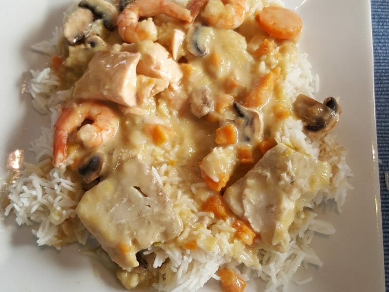 Cliquez pour zoomer ! Blanquette de lotte Thermomix par odysee12