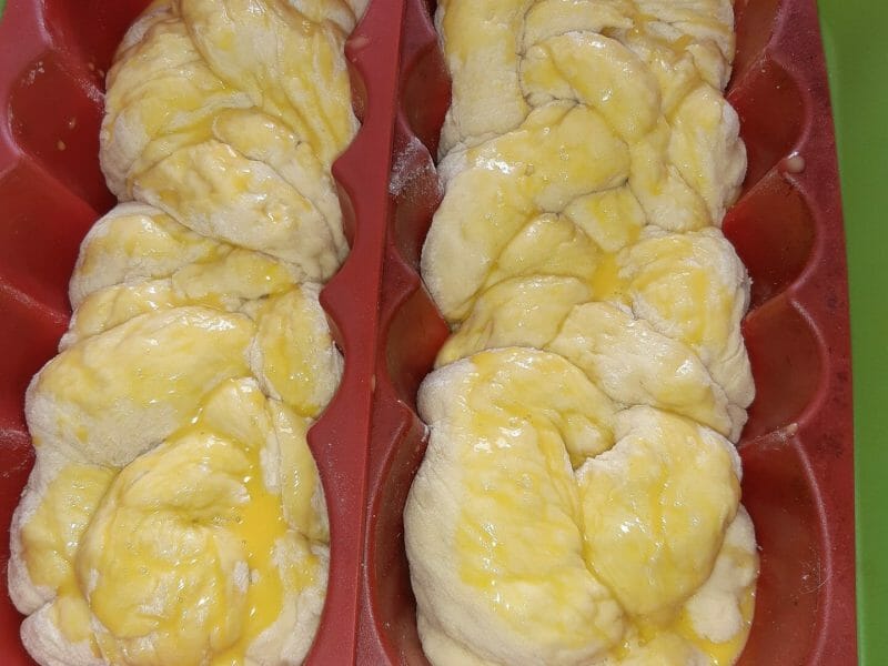 Cliquez pour zoomer ! Brioche tressée à la mie filante Thermomix par sandre44