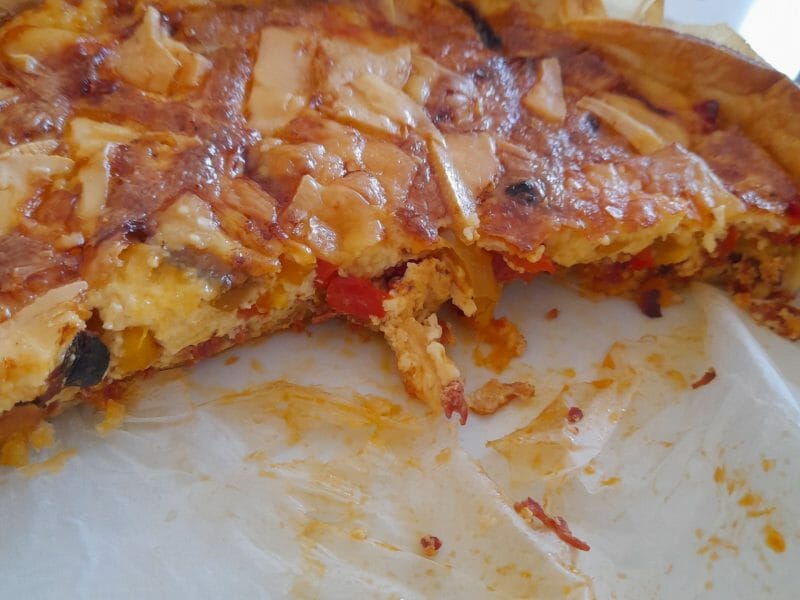 Cliquez pour zoomer ! Quiche poivrons et chorizo Thermomix par sandre44