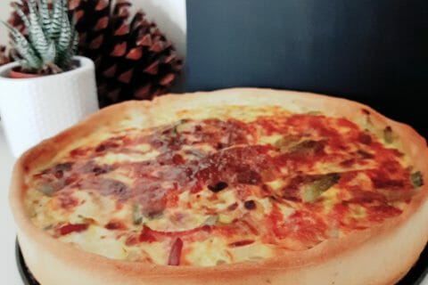 Cliquez pour zoomer ! Gâteau poireaux, lardons et fromage Thermomix par tatacricri777