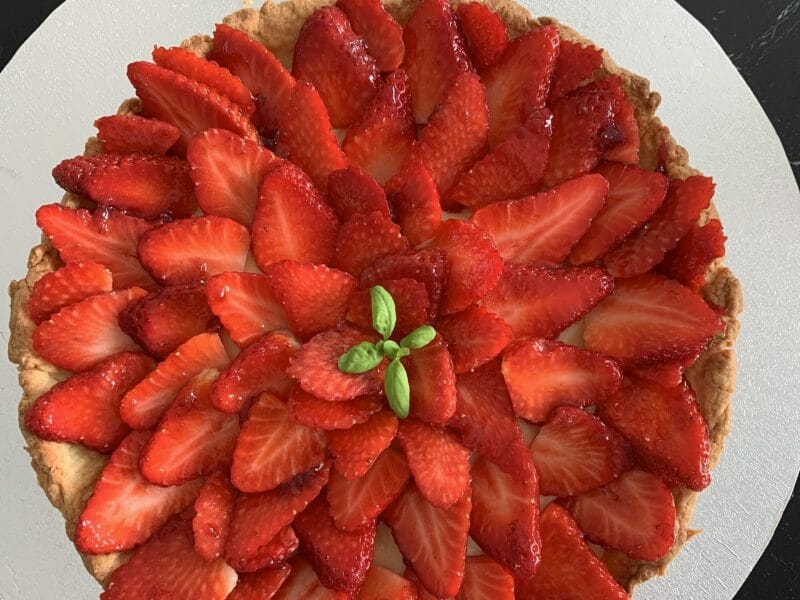 Cliquez pour zoomer ! Tarte aux fraises Thermomix par Mel