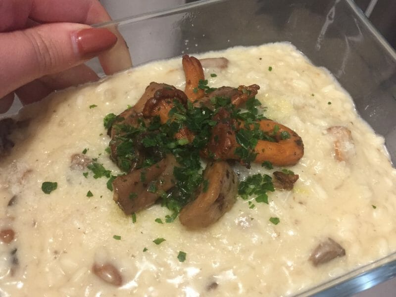 Cliquez pour zoomer ! Risotto aux cèpes Thermomix par Mel