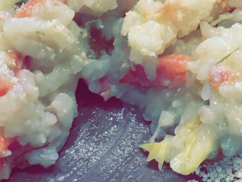 Cliquez pour zoomer ! Risotto poireaux et lardons Thermomix par chichiponpon