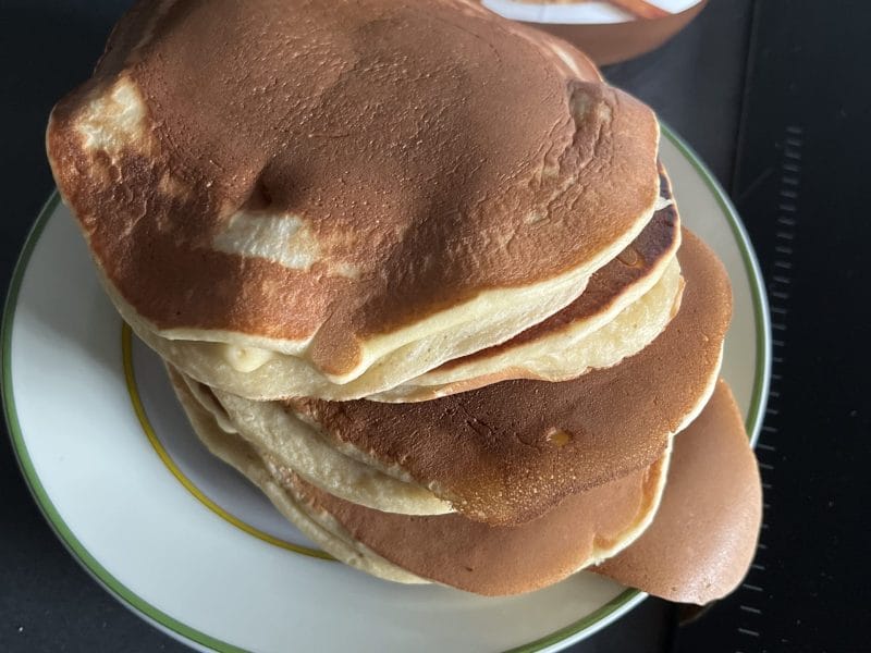 Cliquez pour zoomer ! Pancakes à la banane Thermomix par Madame Paillettes