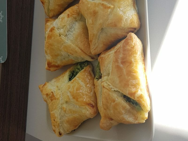 Cliquez pour zoomer ! Paniers feuilletés épinards et jambon Thermomix par memel78
