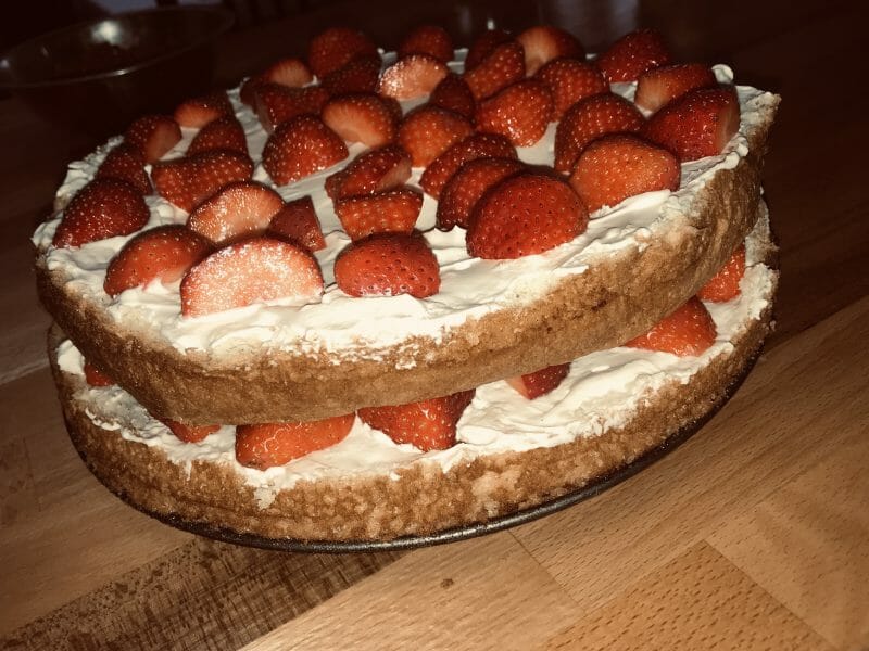 Cliquez pour zoomer ! Shortcake aux fraises Thermomix par minusse