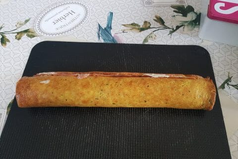 Cliquez pour zoomer ! Roulé aux courgettes et au saumon fumé Thermomix par Sabine 61