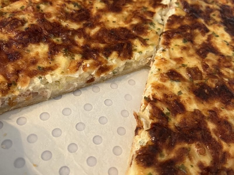 Cliquez pour zoomer ! Quiche poireaux et saumon Thermomix par charlene54