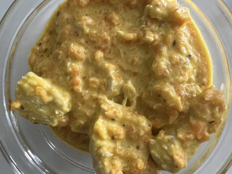 Cliquez pour zoomer ! Bouchées de poulet aux carottes Thermomix par charlene54