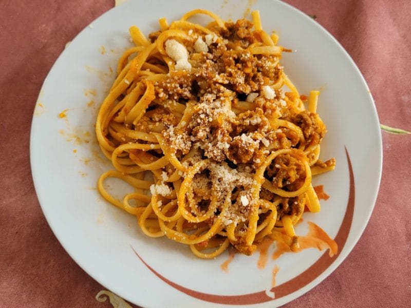 Cliquez pour zoomer ! Pâtes sauce bolognaise au potiron Thermomix par barbara2201