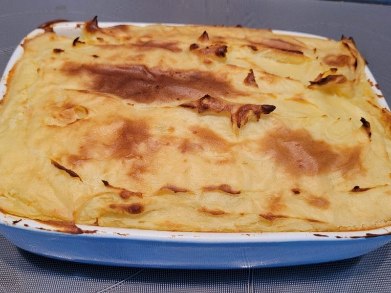 Cliquez pour zoomer ! Parmentier de saumon aux épinards Thermomix par barbara2201