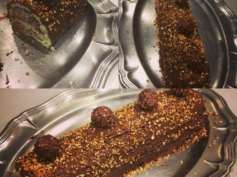 Cliquez pour zoomer ! Bûche Ferrero Rocher Thermomix par fifiorely