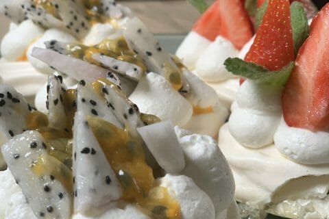 Cliquez pour zoomer ! Mini pavlova aux fraises Thermomix par juliat